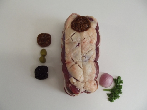 Roti de magret aux pruneaux